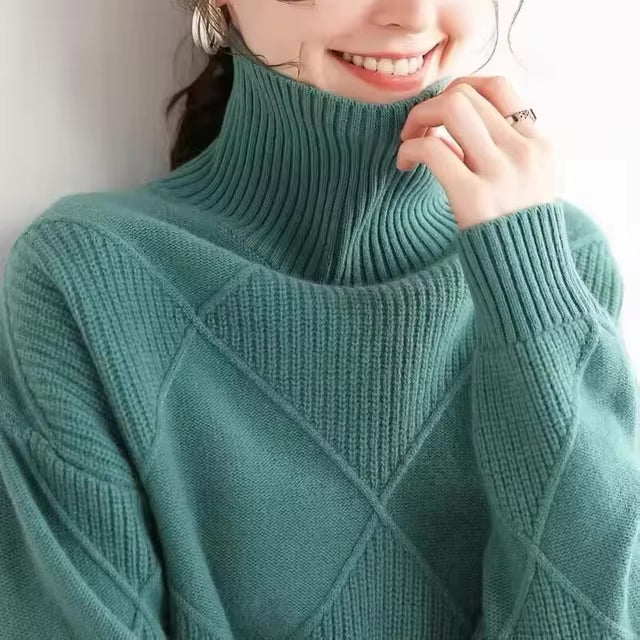 Alessia Diamond Turtleneck