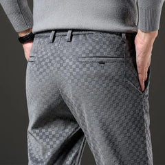 Alessio Check Corduroy Pants