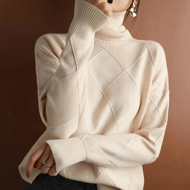 Alessia Diamond Turtleneck